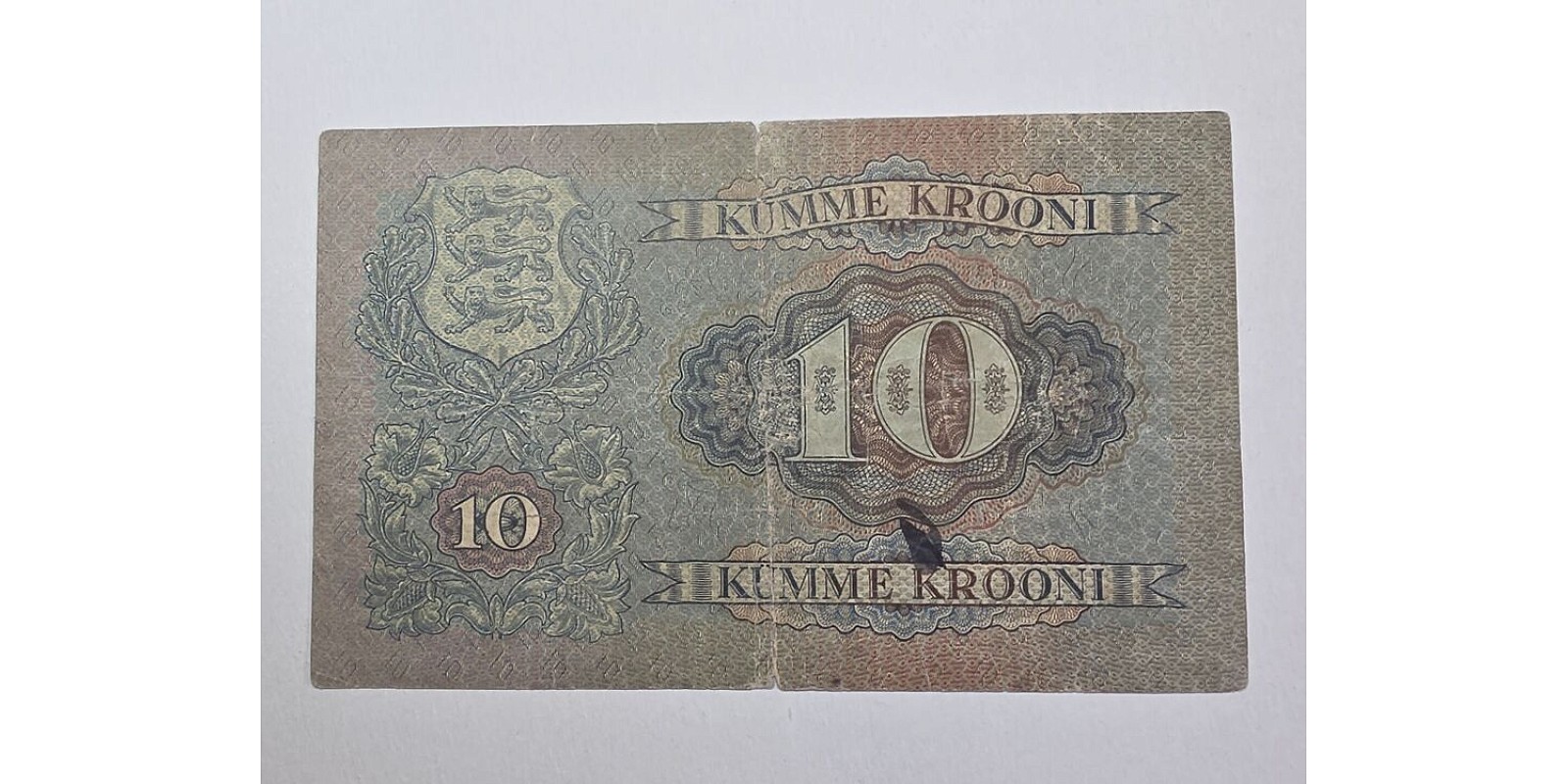 10 Krooni Estonia 1928 — Back side