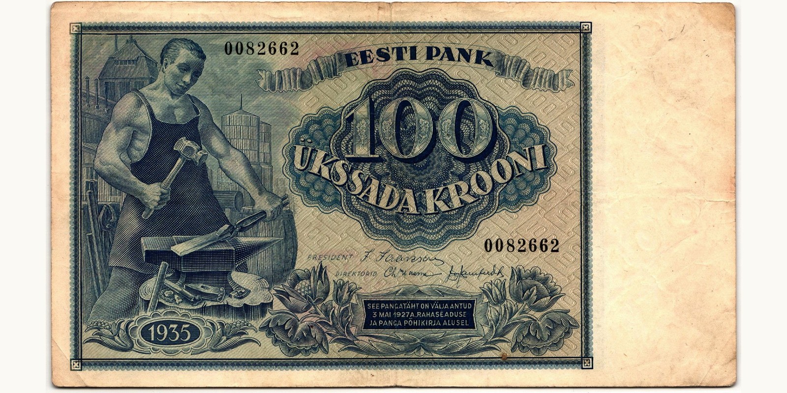 100 Krooni 1935